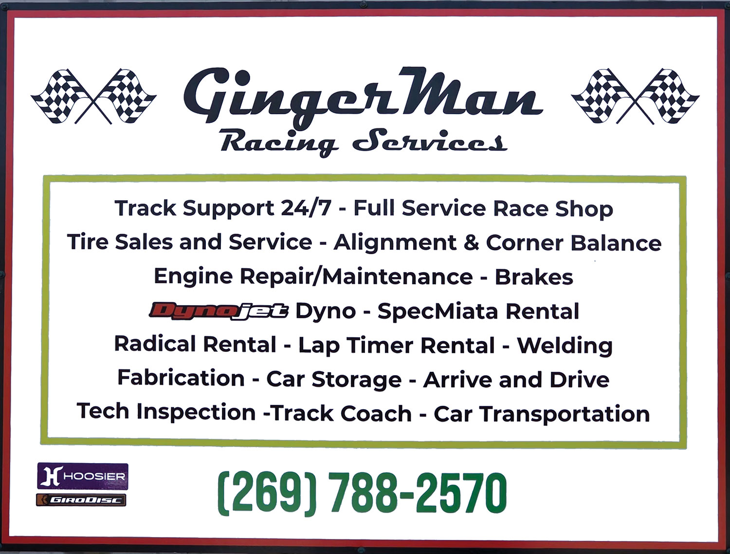 GingerMan Racing Services